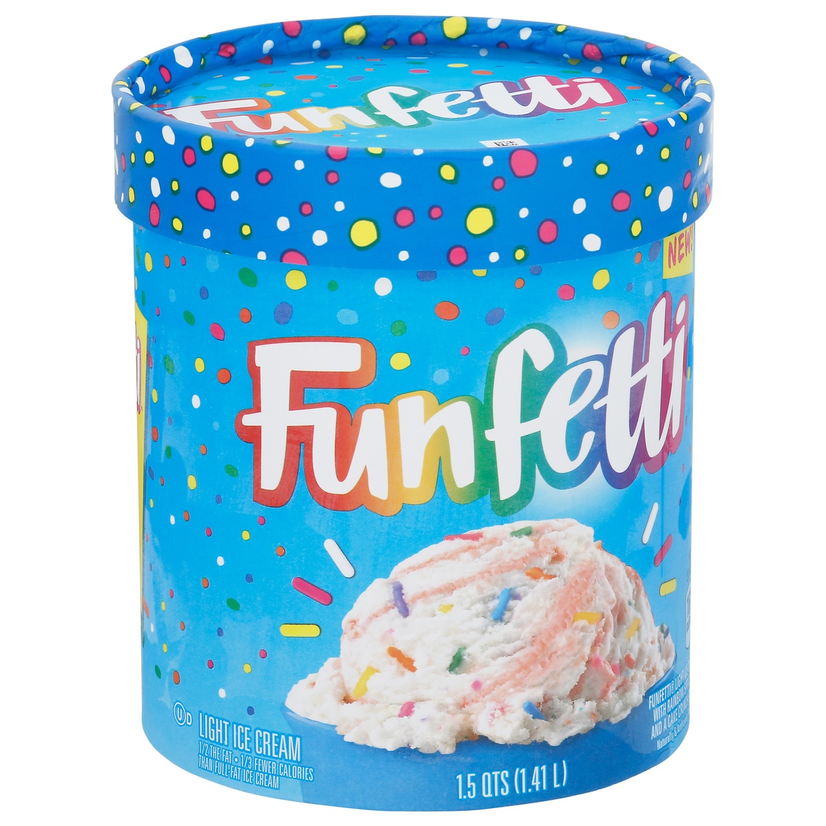 slide 2 of 9, Funfetti Light Ice Cream, 1.5 Qt, 967.41 g