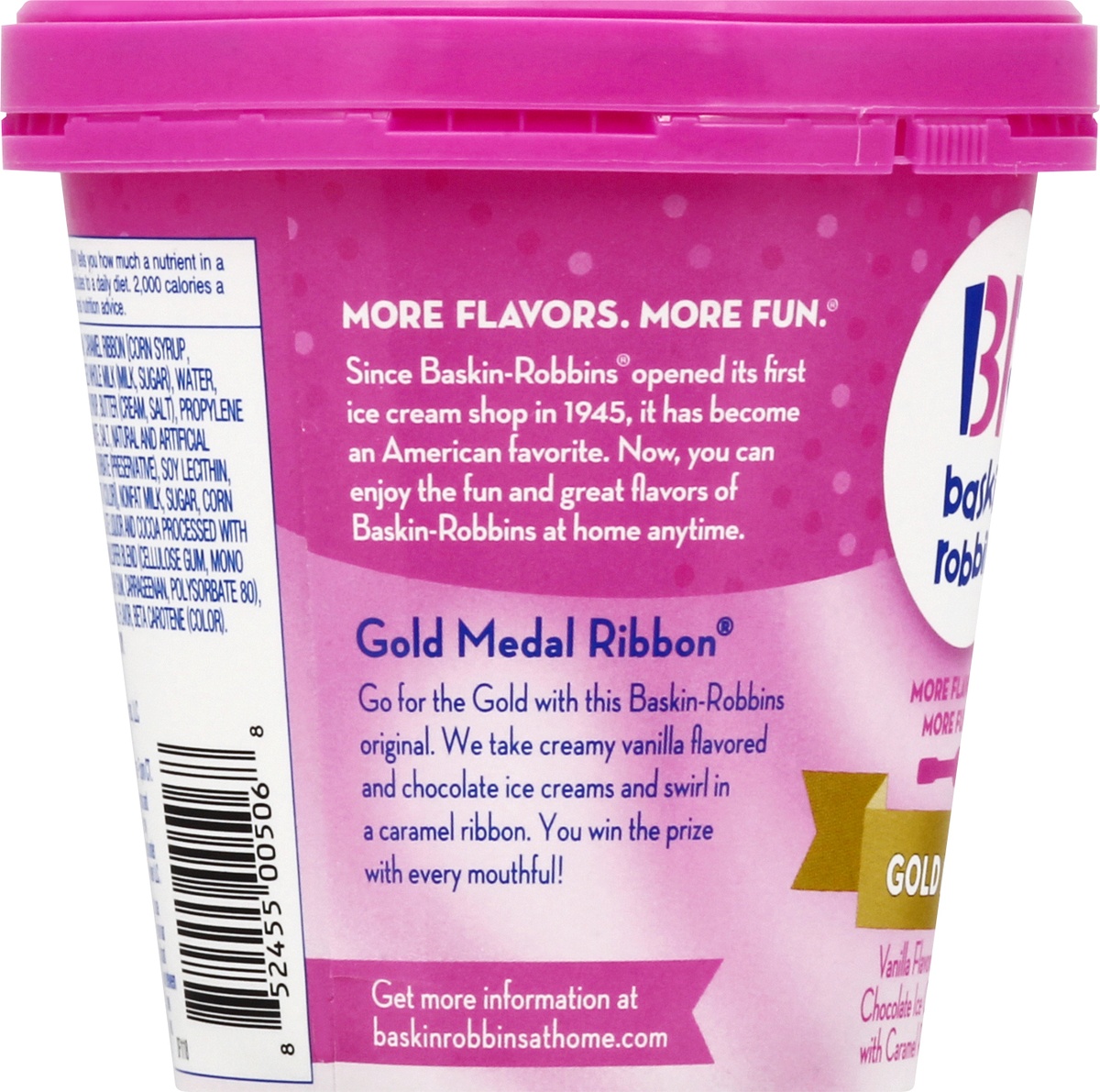 slide 7 of 9, Baskin-Robbins Gold Medal Ribbon Ice Cream 14.0 oz, 