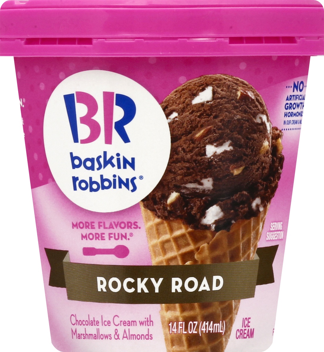 slide 6 of 9, Baskin-Robbins Rocky Road Ice Cream 14.0 oz, 