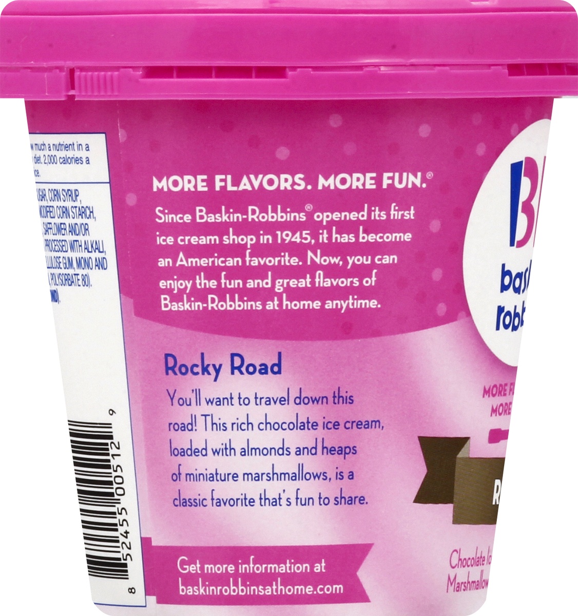 slide 7 of 9, Baskin-Robbins Rocky Road Ice Cream 14.0 oz, 