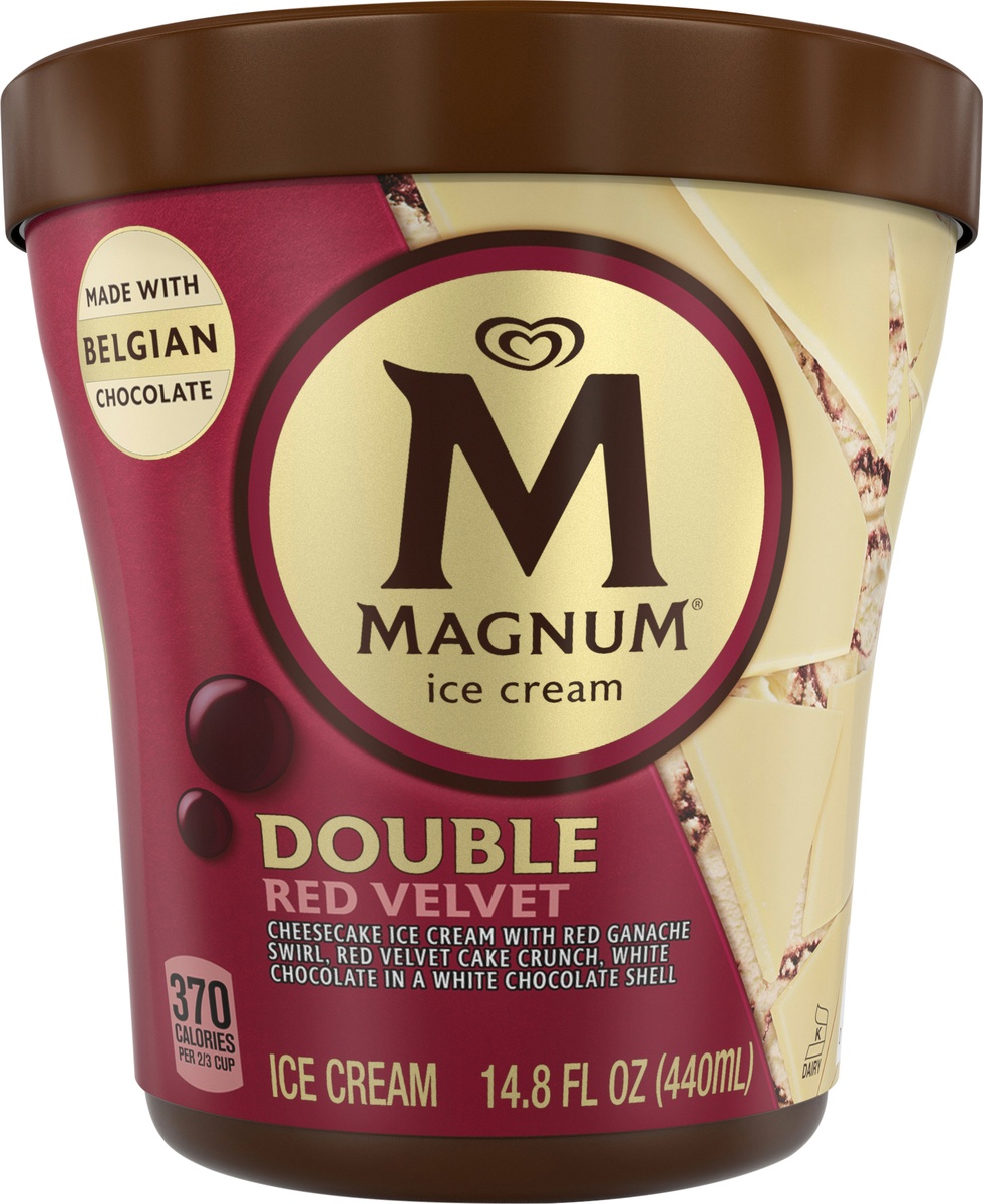 slide 3 of 3, Magnum Ice Cream Tub Double Red Velvet, 14.8 oz, 14.8 oz