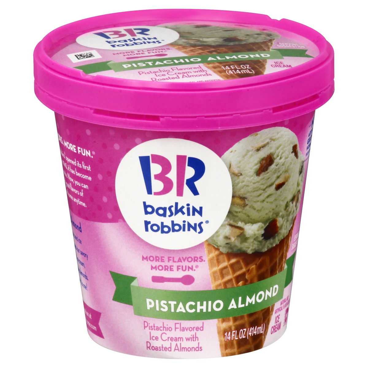 slide 5 of 9, Baskin-Robbins Pistachio Almond Ice Cream 14.0 oz, 