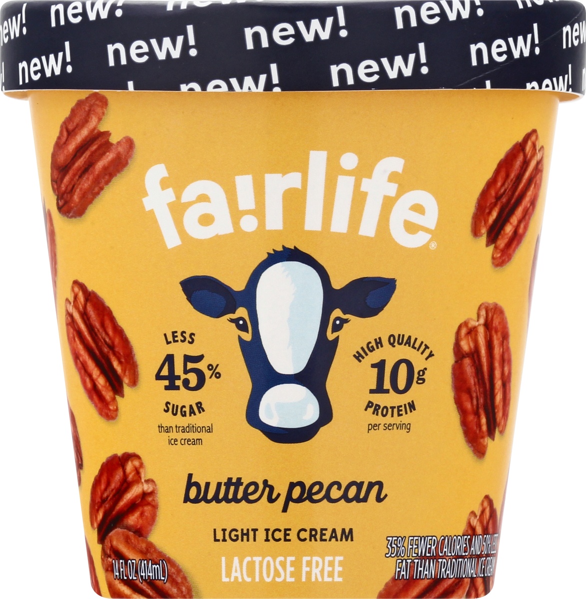 slide 4 of 9, fairlife Lactose Free Light Butter Pecan Ice Cream 14 oz, 14 oz