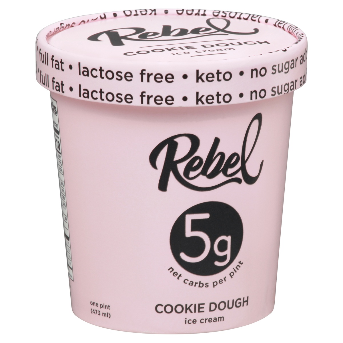Rebel Creamery Cookie Dough Ice Cream 16 fl oz Shipt