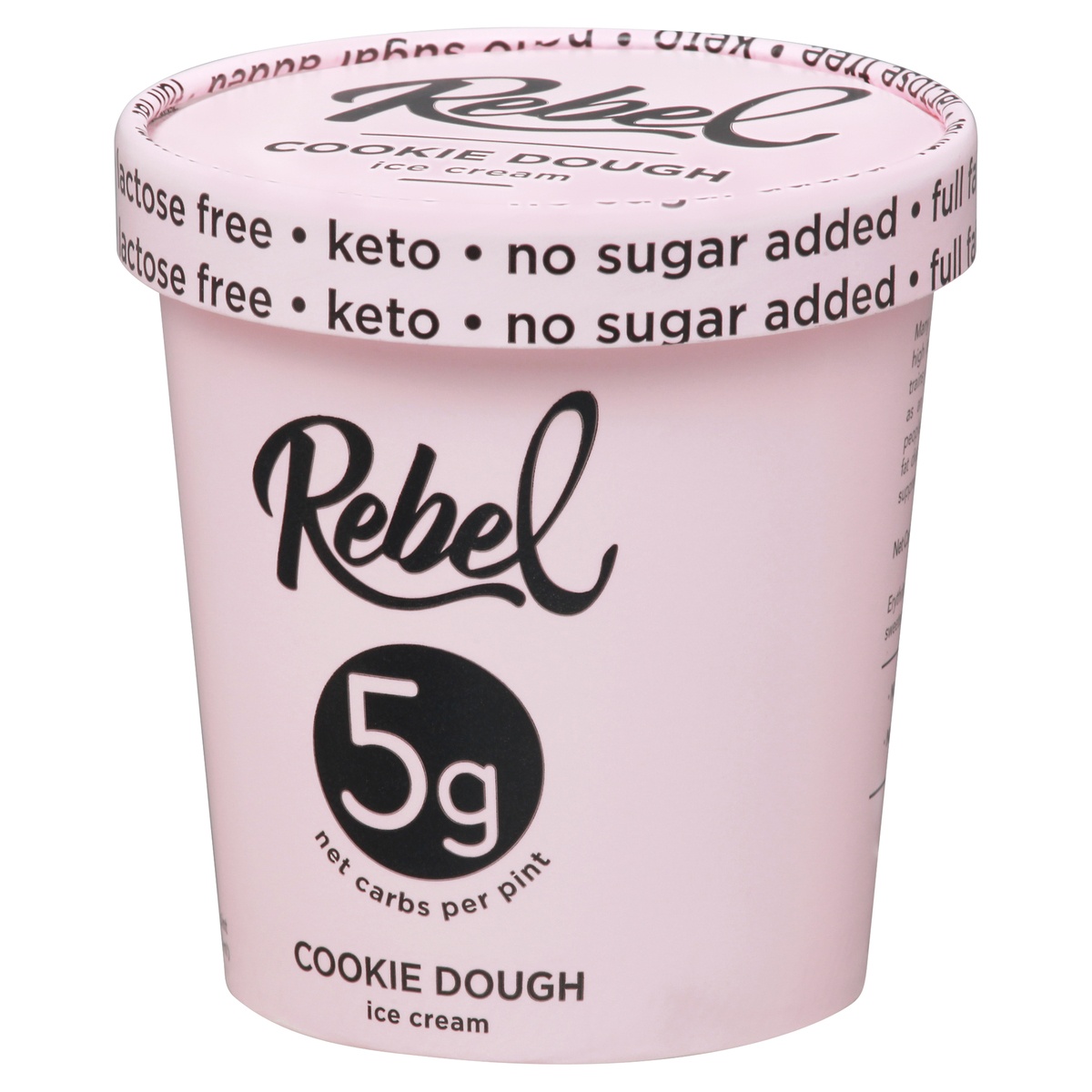 Rebel Creamery Cookie Dough Ice Cream 16 fl oz Shipt