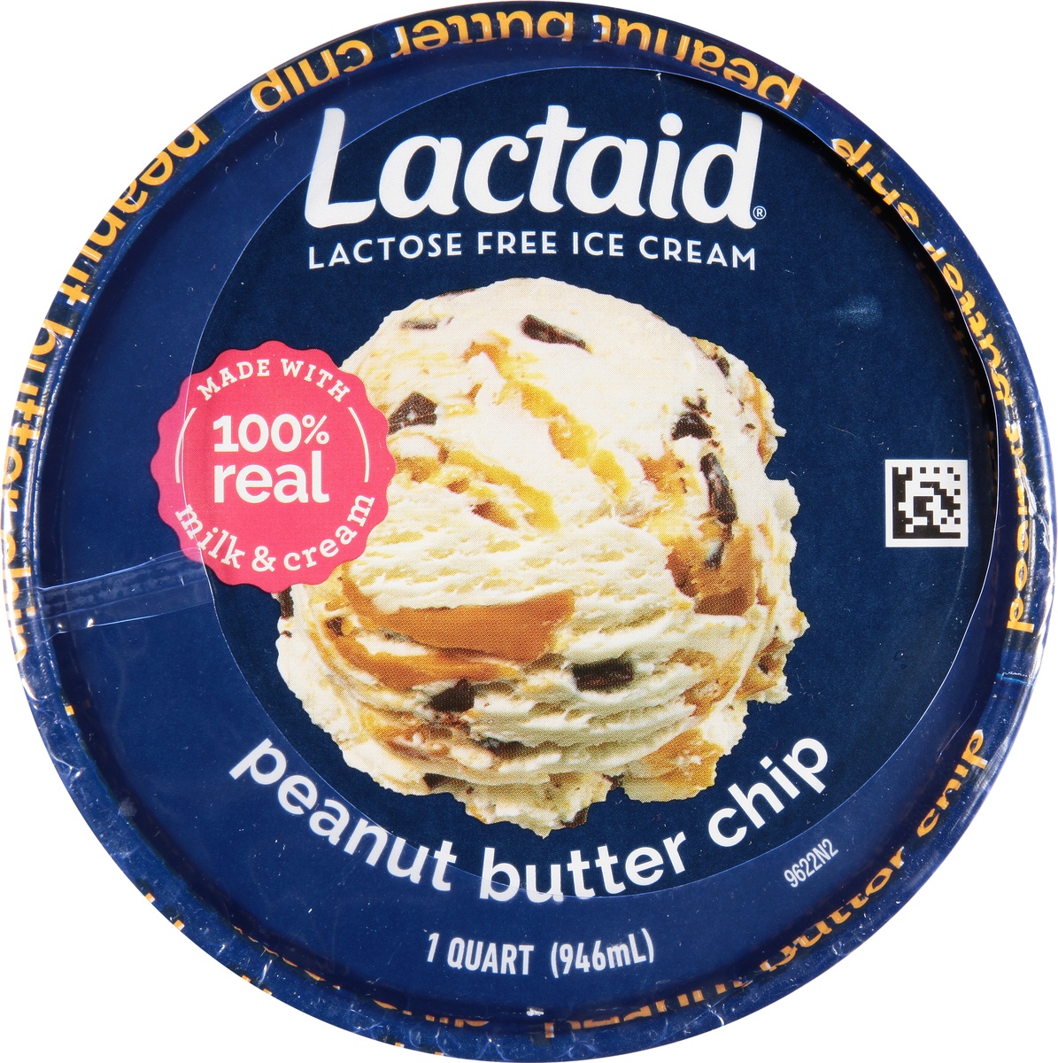 slide 9 of 9, Lactaid Peanut Butter Chip Ice Cream, 1 Quart, 32 oz