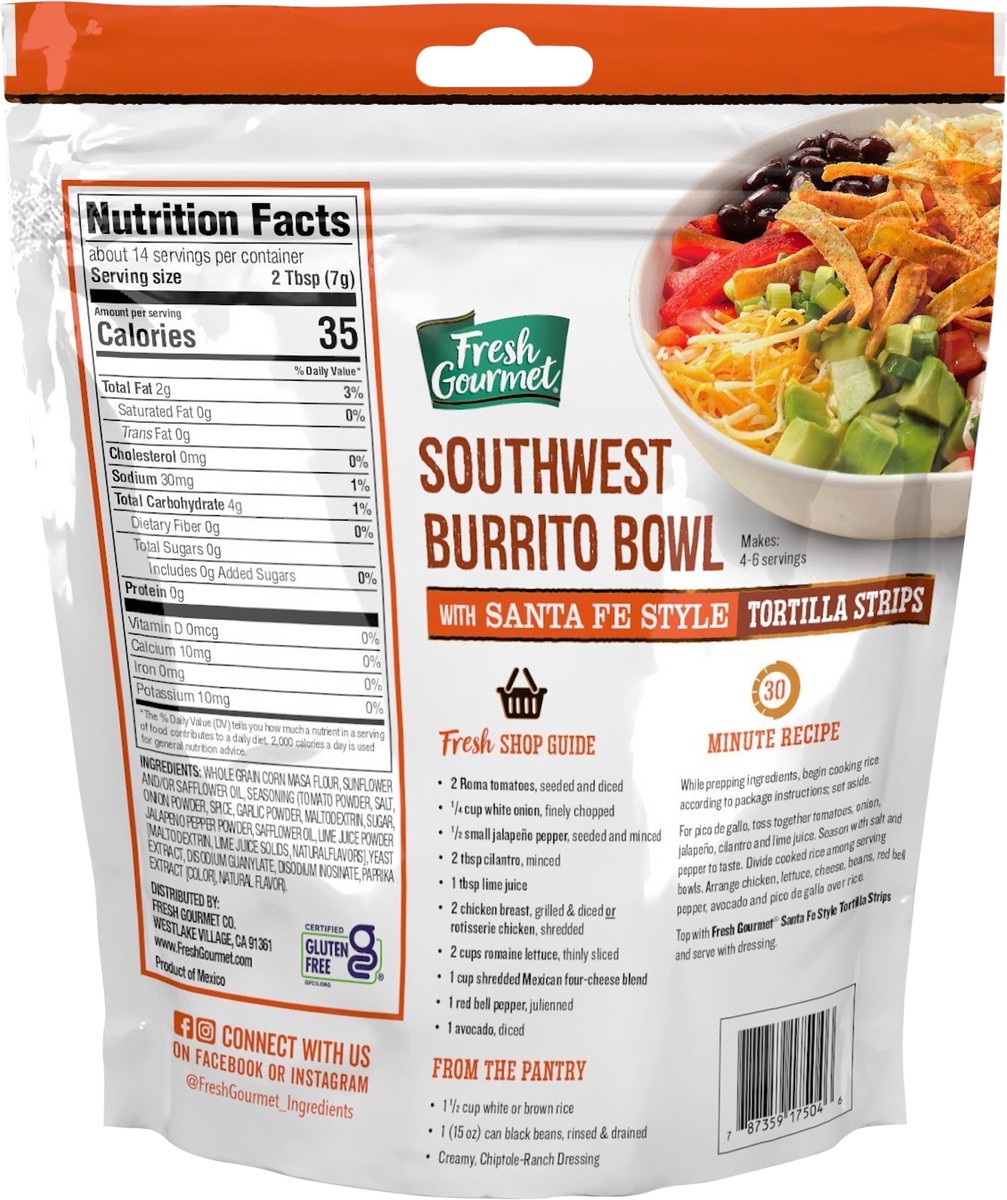 slide 3 of 3, Fresh Gourmet Tortilla Strips 3.5 oz, 3.5 oz