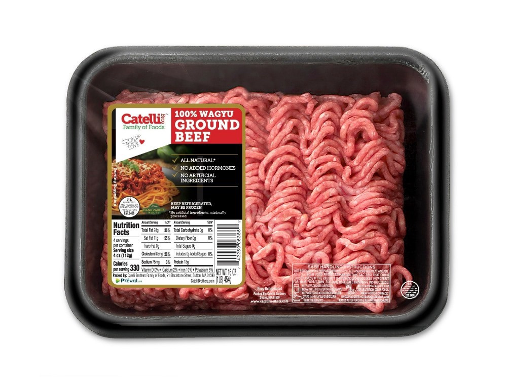 slide 1 of 1, Catelli Wagyu Ground Beef, 16 oz
