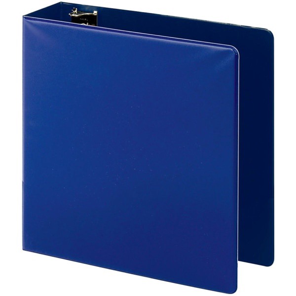 slide 6 of 10, Office Depot Brand Nonstick Round-Ring Binder, 3'' Rings, 64% Recycled, Blue, 3 in