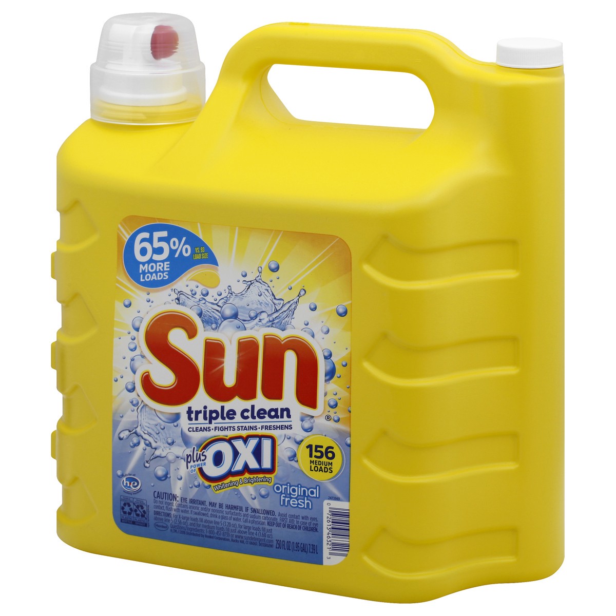 slide 6 of 11, Sun Triple Clean Plus Oxi Original Fresh Detergent 250 oz, 250 oz