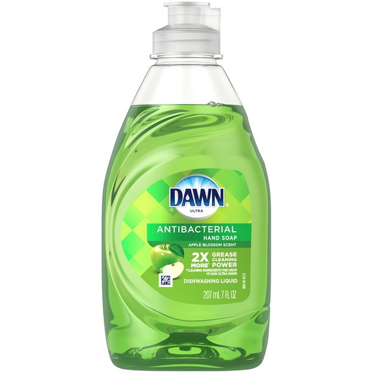 slide 1 of 1, Dawn Ultra Antibacterial Hand , Dishwashing Liquid Dish Soap, Apple Blossom Scent, 7 fl oz