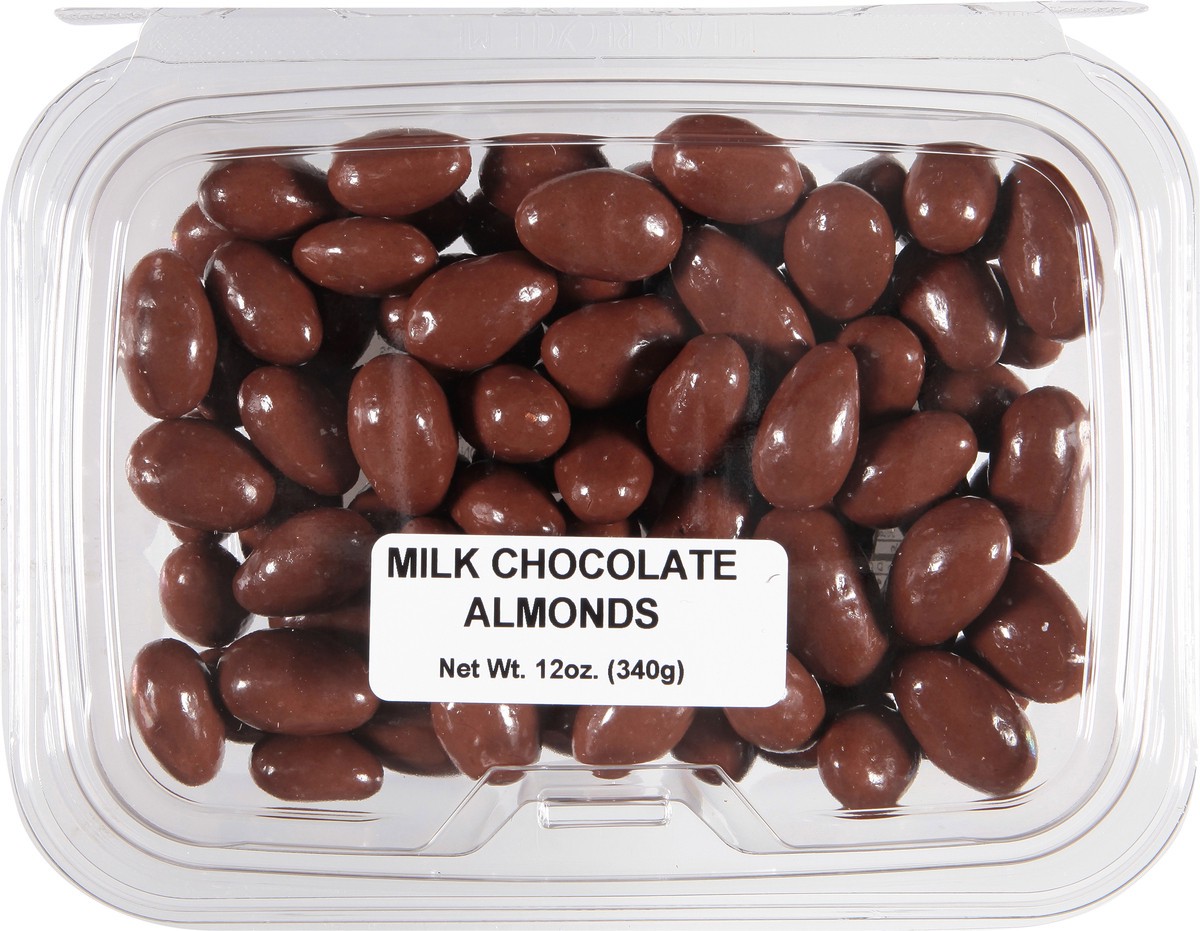 slide 4 of 13, JLM Manufacturing Milk Chocolate Almonds 12 oz, 12 oz