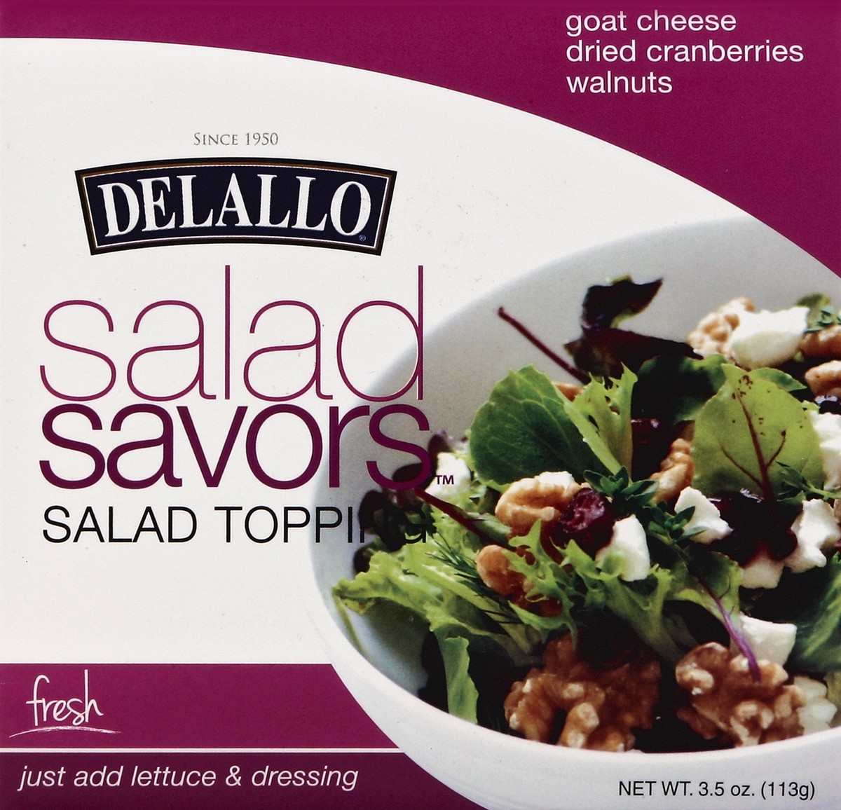 slide 4 of 4, DeLallo Salad Topping, Fresh, 3.5 oz