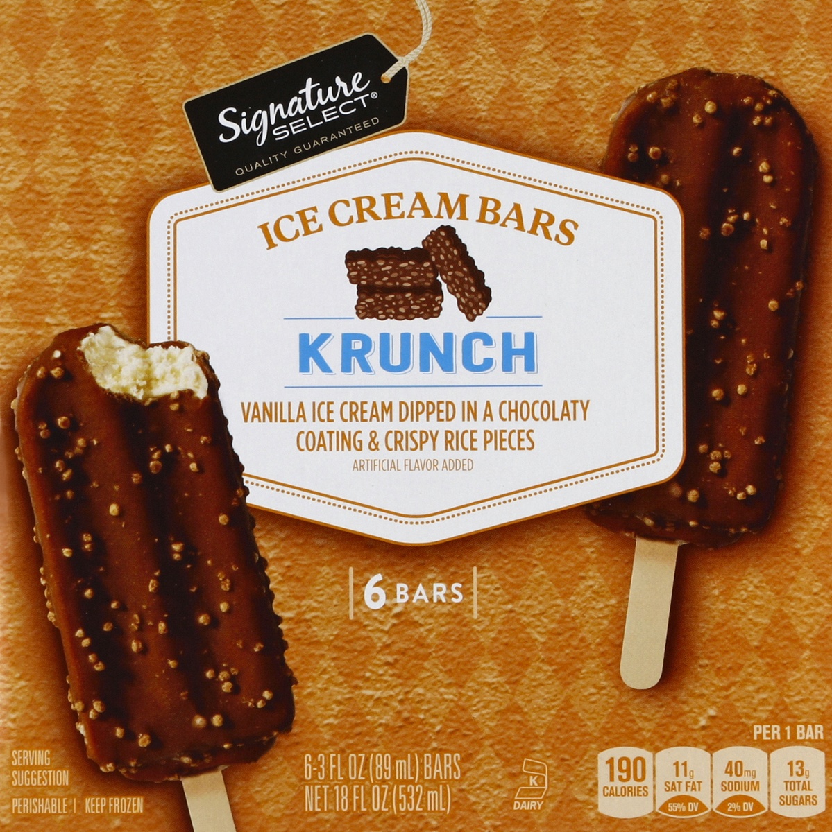 slide 2 of 4, Lucerne Dairy Farms Ice Cream Bars Krunch, 