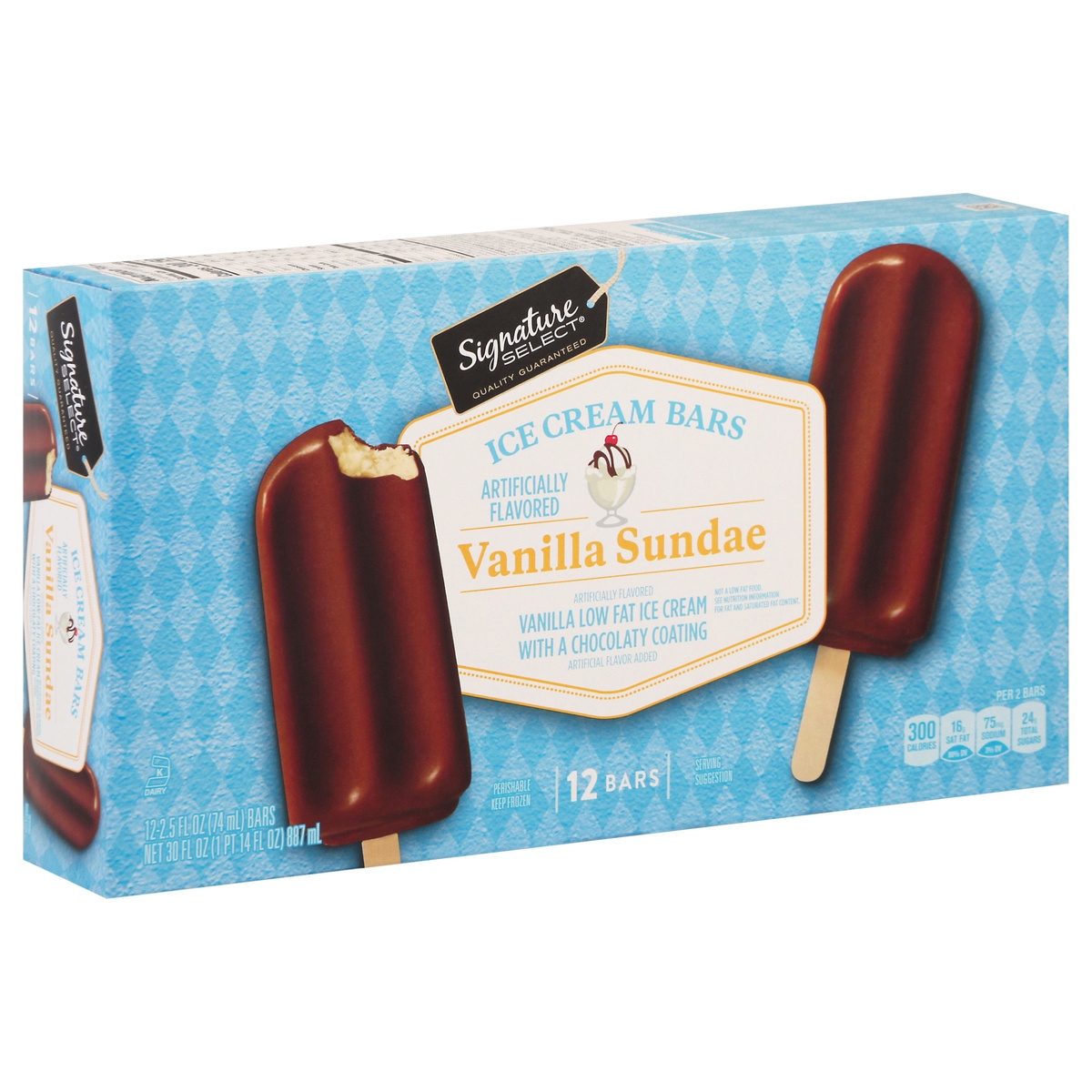 slide 2 of 9, Lucerne Dairy Farms Ice Cream Bars Vanilla Sundae, 