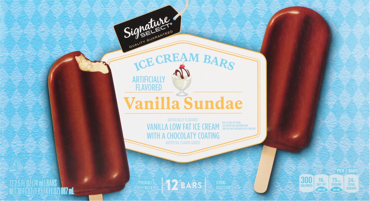 slide 4 of 9, Lucerne Dairy Farms Ice Cream Bars Vanilla Sundae, 