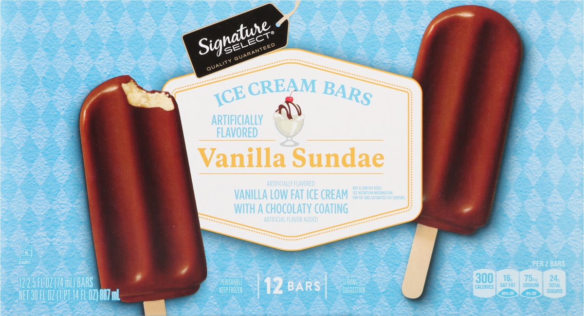 slide 6 of 9, Lucerne Dairy Farms Ice Cream Bars Vanilla Sundae, 