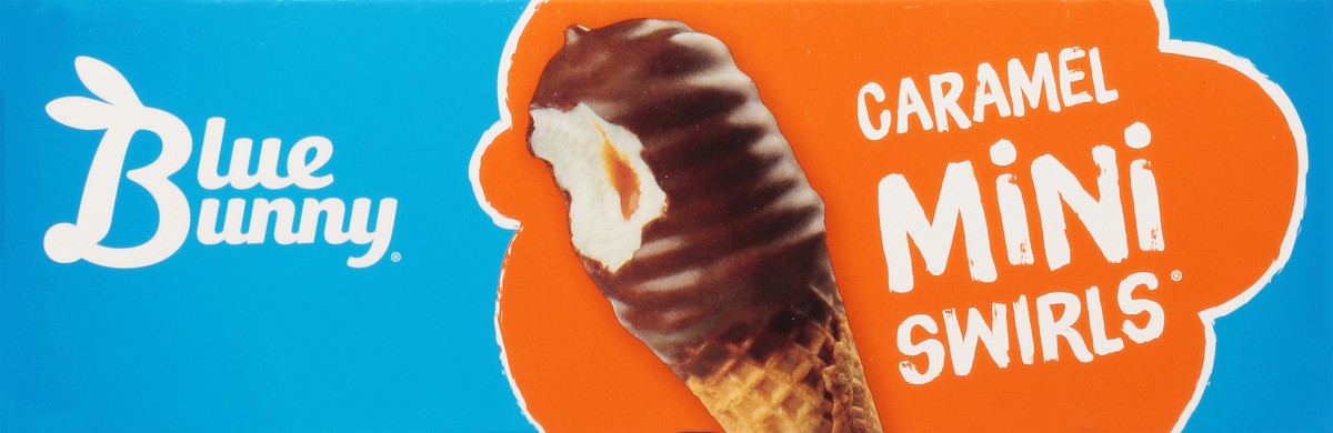 slide 9 of 9, Blue Bunny Mini Swirls Caramel, 8 ct