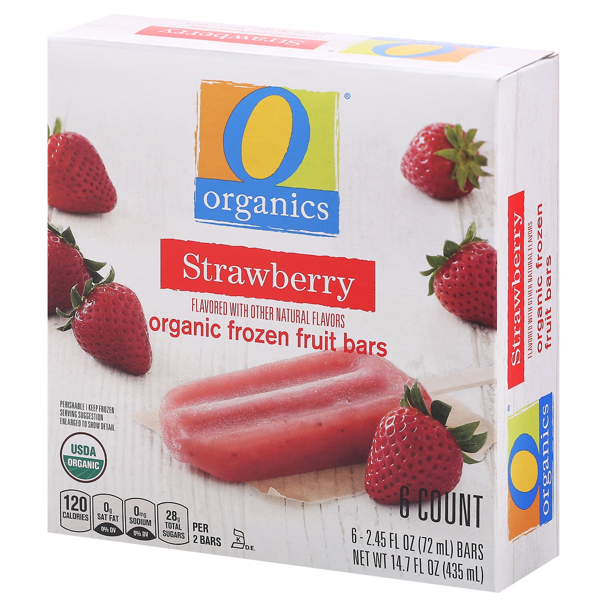 slide 3 of 9, O Orgnc Fruit Bars Strawberry, 