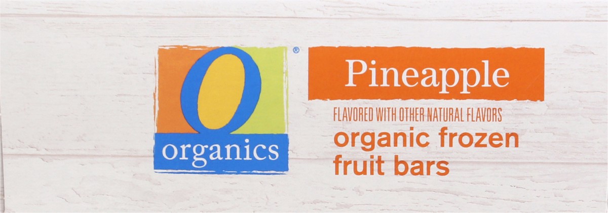 slide 5 of 9, O Organics Fruit Bars Pineapple, 6 ct; 2.45 oz