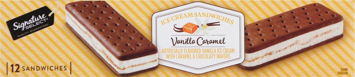 slide 5 of 9, Lucerne Dairy Farms Ice Cream Sandwiches Vanilla Caramel, 12 ct; 3.5 fl oz