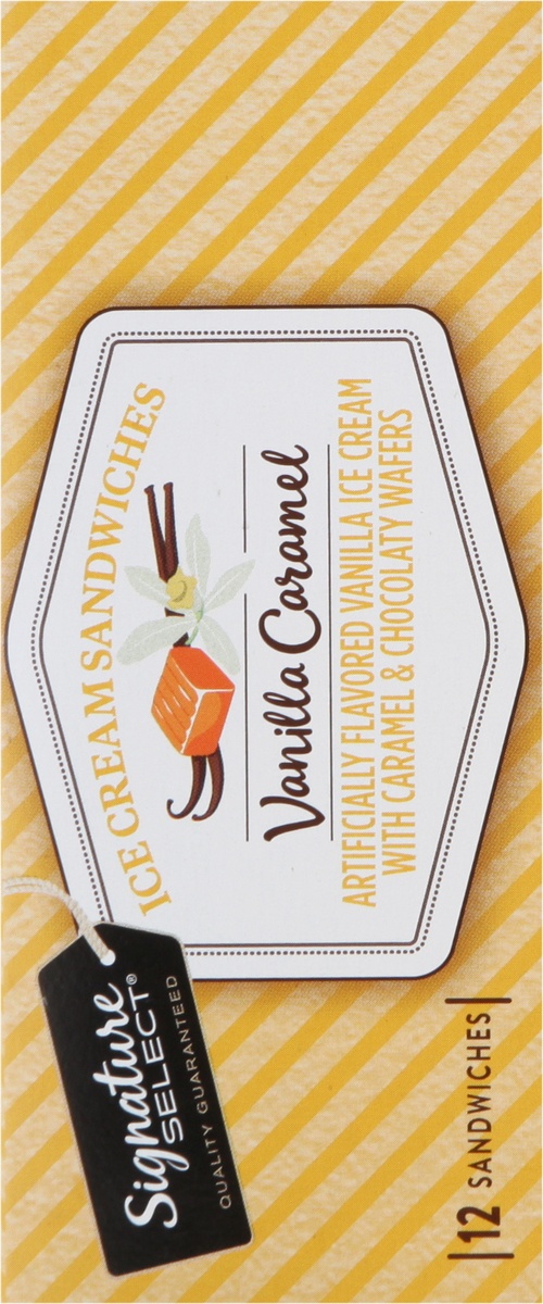 slide 8 of 9, Lucerne Dairy Farms Ice Cream Sandwiches Vanilla Caramel, 12 ct; 3.5 fl oz