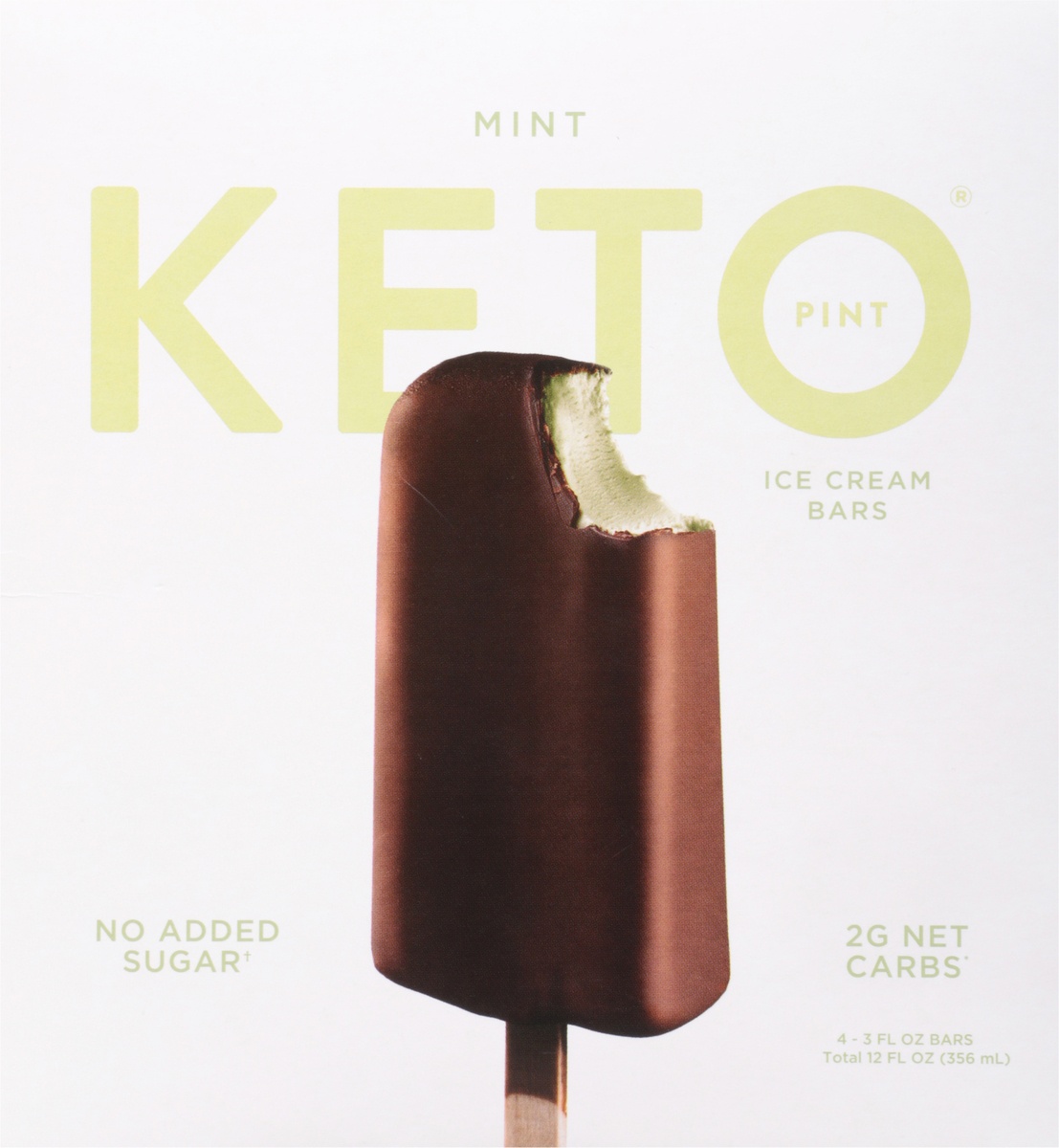 slide 5 of 9, Keto Pint Mint Ice Cream Bars 4 - 3 fl oz Bars, 4 ct