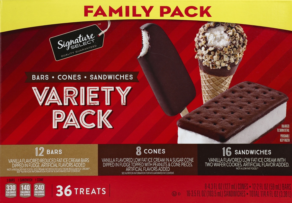 slide 2 of 4, Signature Select Family Pack Treats Variety Pack 36 Each, 36 ct