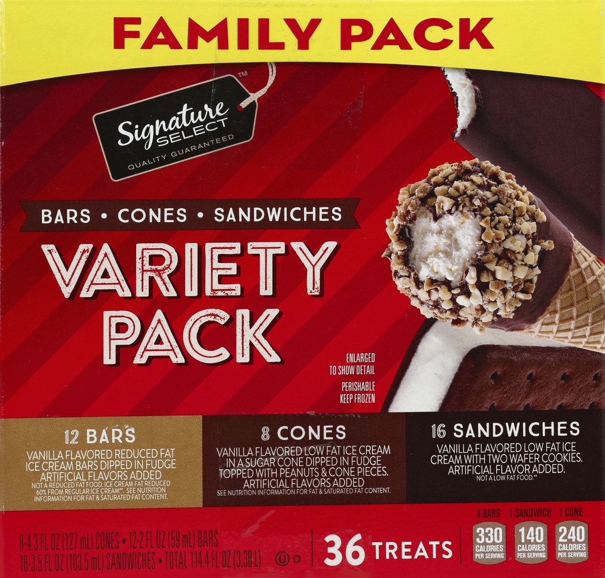 slide 3 of 4, Signature Select Family Pack Treats Variety Pack 36 Each, 36 ct