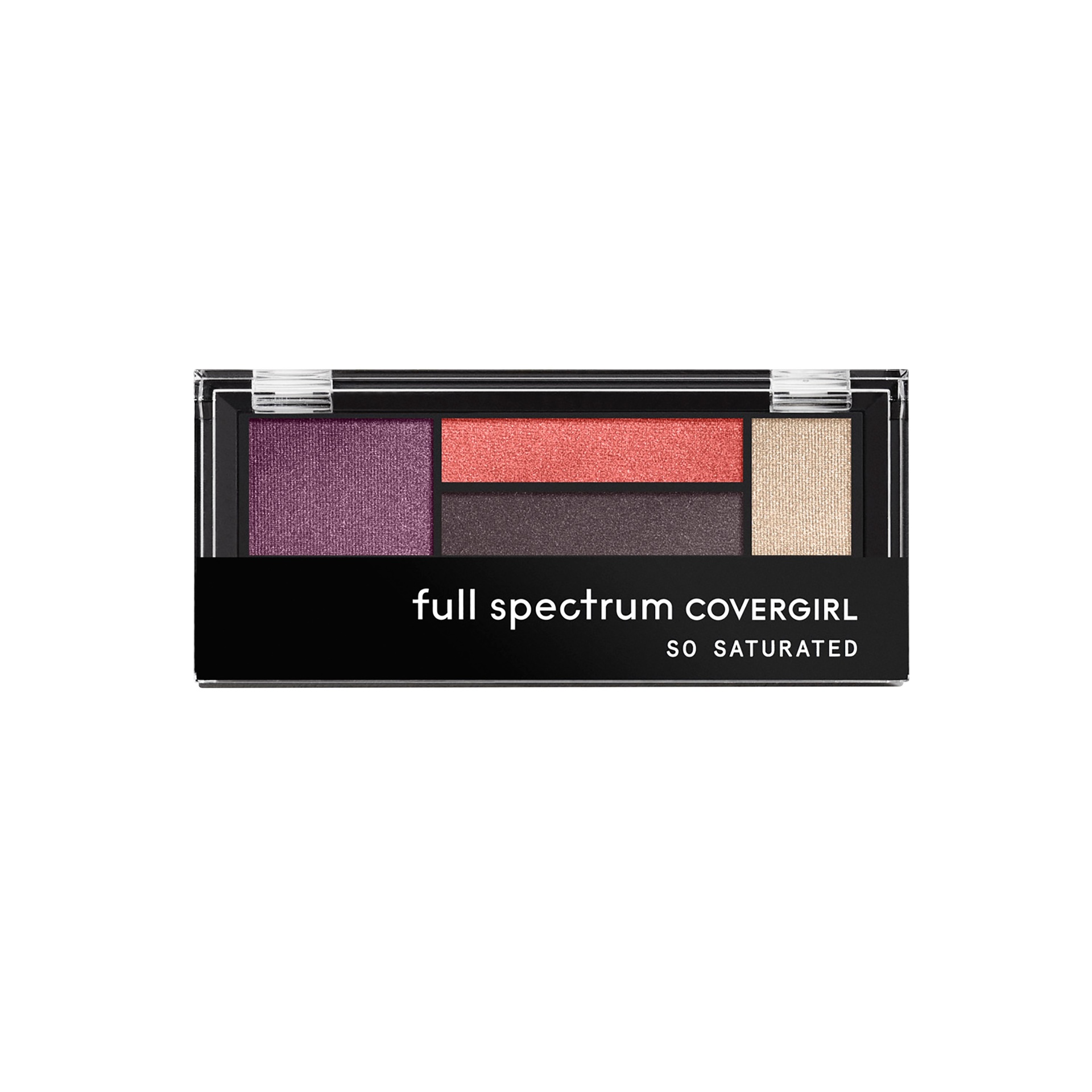 slide 1 of 1, Covergirl So Saturated- Quad Eyeshadow Palette, With It, 2.744 oz