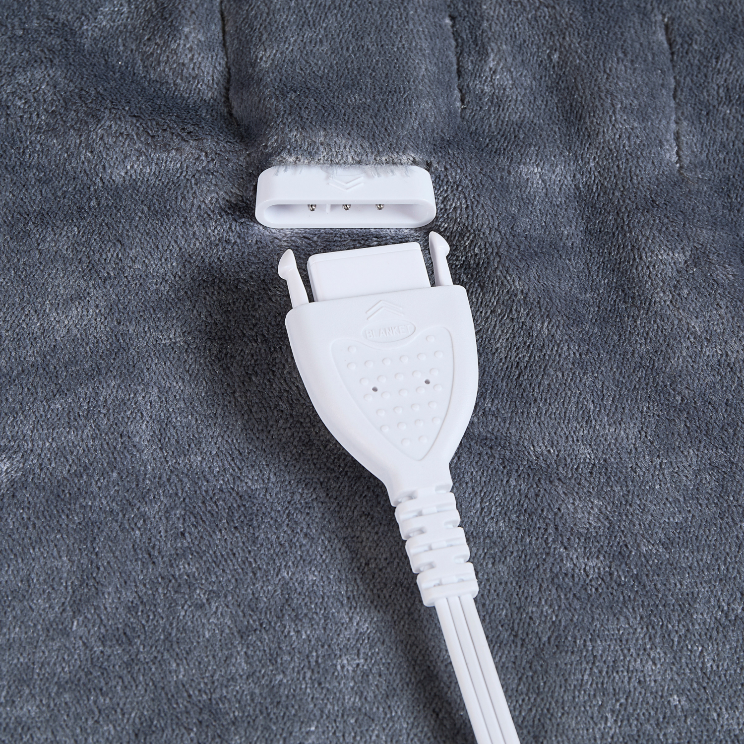 slide 5 of 8, Brookstone Heated Blanket Gray Twin, 1 ct