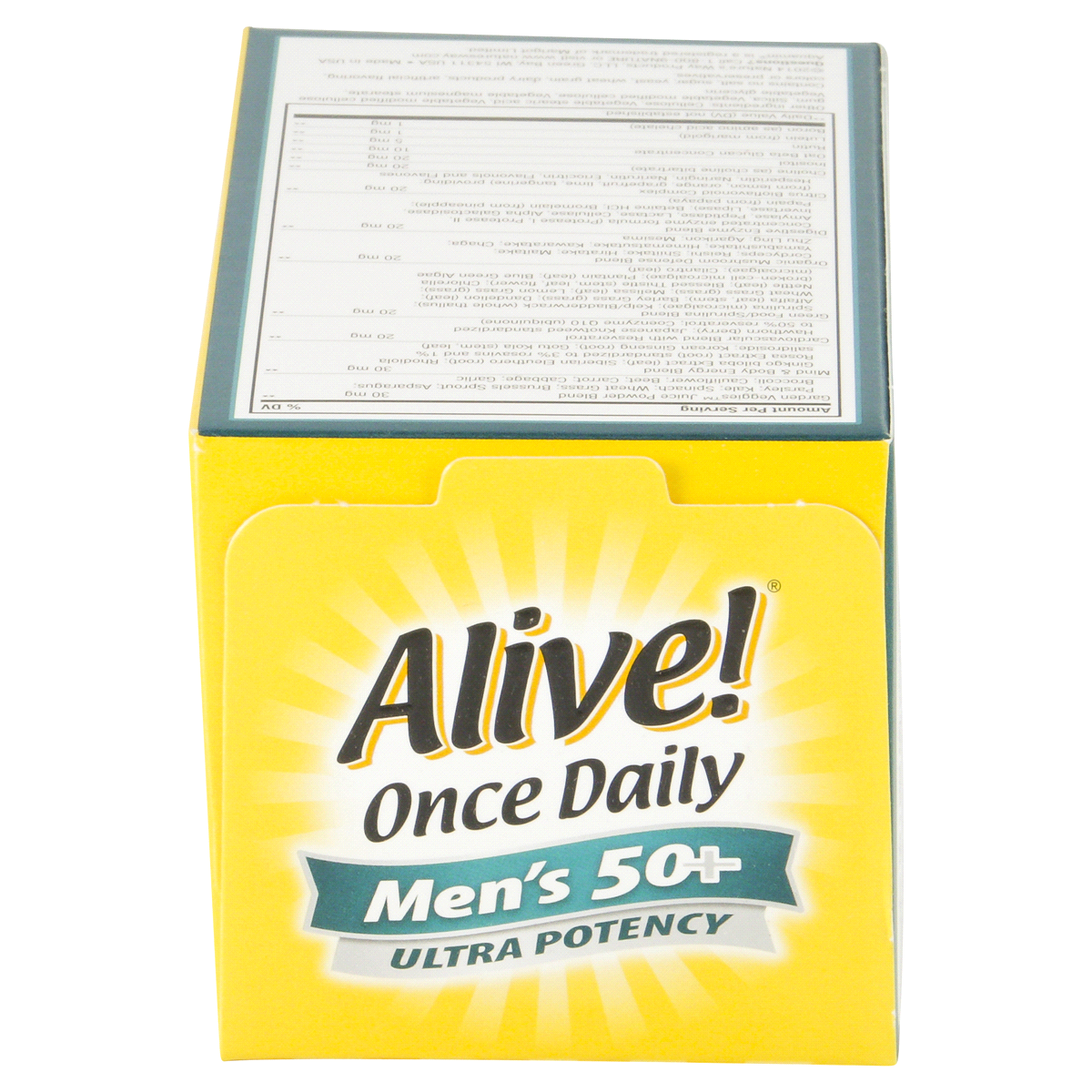 slide 5 of 6, Nature's Way Alive! Men's 50+ Ultra Multivitamin 60 Tablets, 60 ct