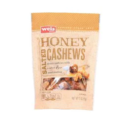 Weis Quality Honey Salted Cashews - 7 oz