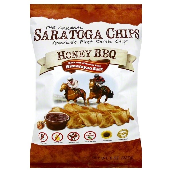 slide 1 of 1, Saratoga Chips Honey Bbq, 3.5 oz