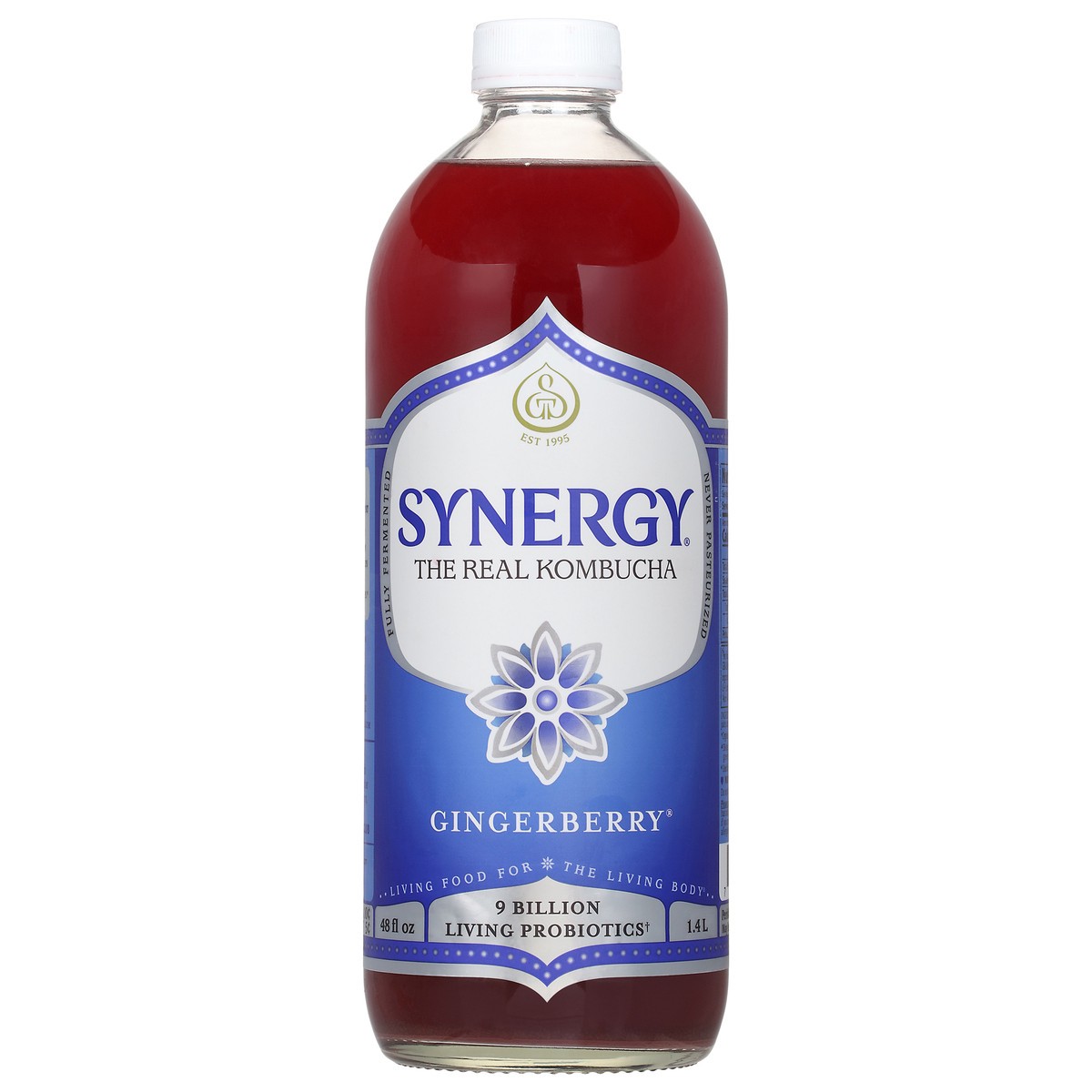 slide 1 of 12, Synergy The Real Kombucha Gingerberry, 48 fl oz