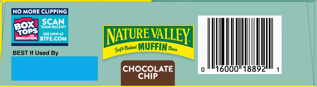 slide 2 of 9, Nature Valley Soft-Baked Muffin Bars, Chocolate Chip, Snack Bars, 5 Bars, 6.2 OZ, 6.2 oz