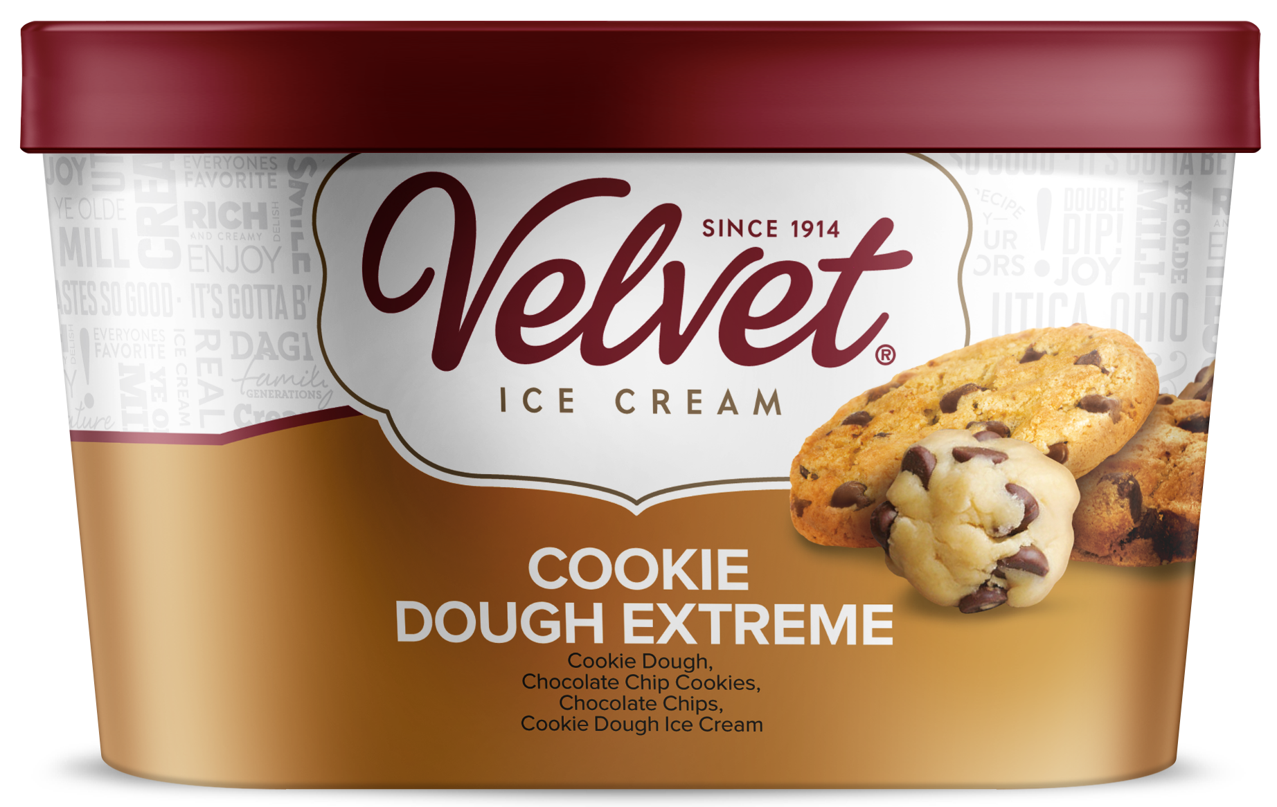 slide 1 of 1, Velvet Cookie Dough Extre, 48 oz