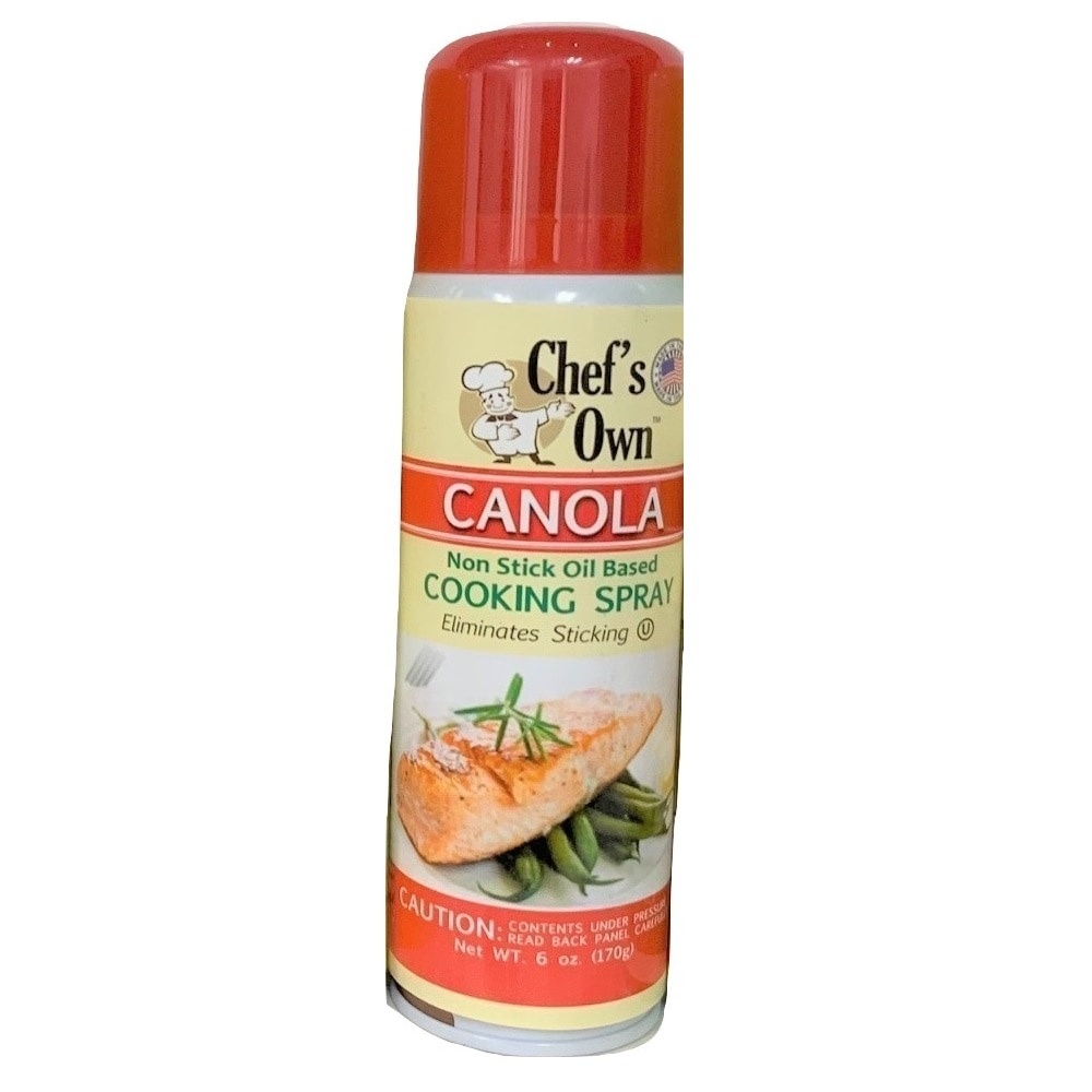 slide 1 of 1, Chef's Own Canola Oil Cooking Spray, 6 oz