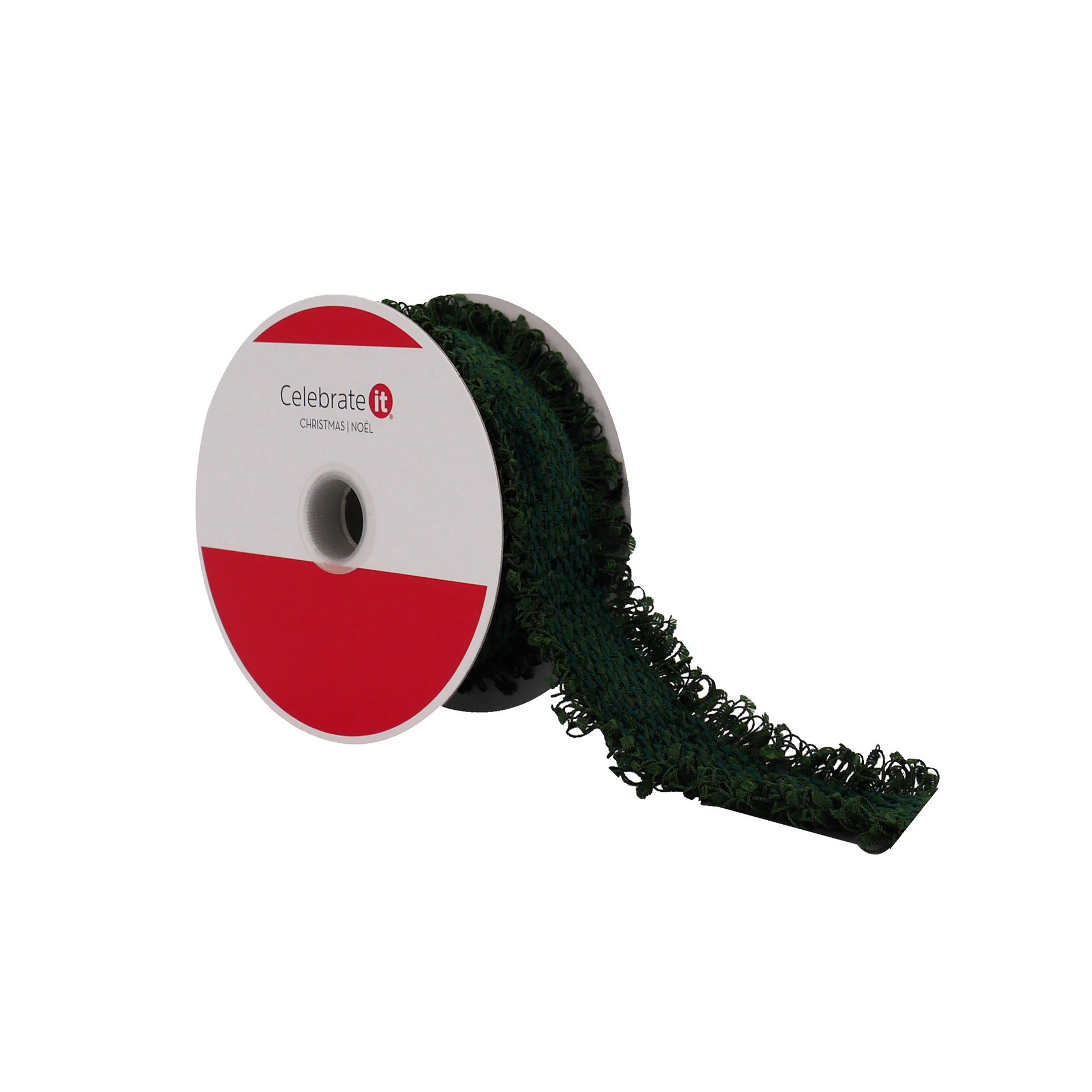 slide 2 of 3, 1.5" X 9ft. Green Knit Ribbon By Celebrate It, 1.5 in x 9 ft