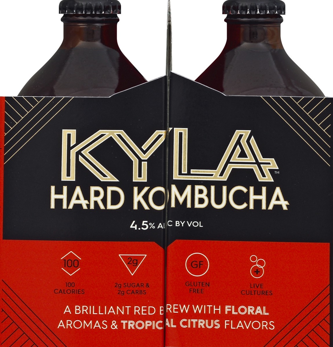 slide 3 of 4, Kyla Hard Kombucha 6 ea, 6 ct; 11 fl oz