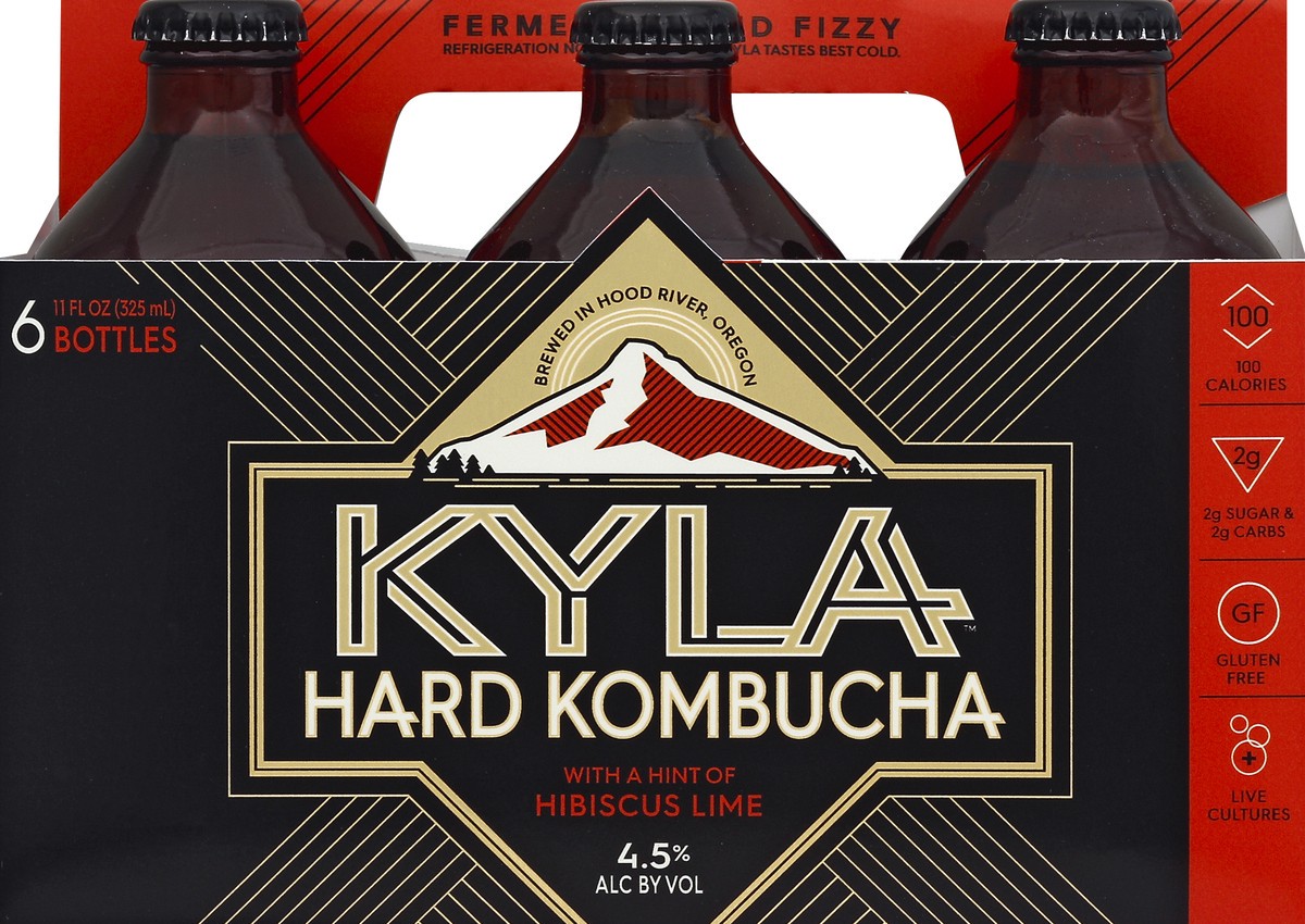 slide 4 of 4, Kyla Hard Kombucha 6 ea, 6 ct; 11 fl oz