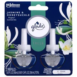 Glade Fresh PlugIns Jasmine & Honeysuckle Scented Oil Refills 2 - 0.67 fl oz Each