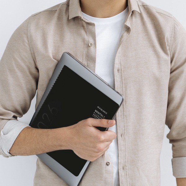 slide 5 of 10, AT-A-GLANCE® Contemporary 2026 Monthly Planner, Black, Large, 9"" x 11"", 1 ct