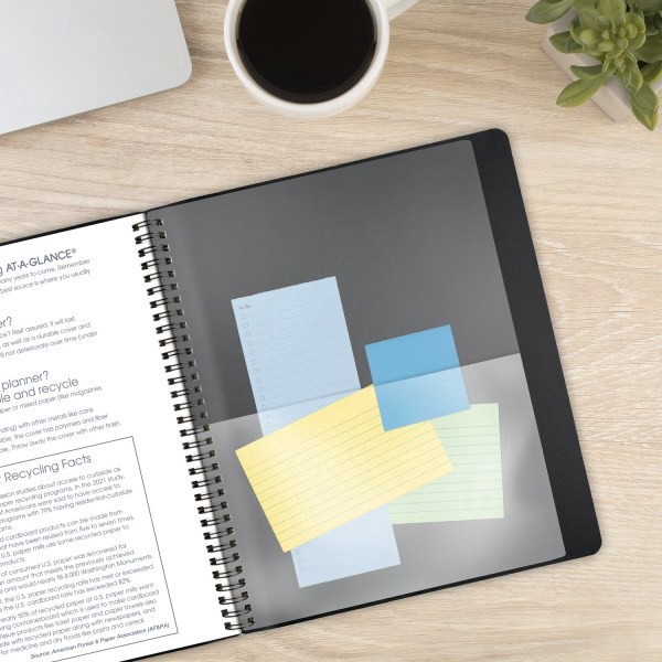 slide 3 of 10, AT-A-GLANCE® Contemporary 2026 Monthly Planner, Black, Large, 9"" x 11"", 1 ct