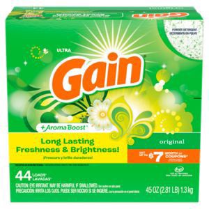 slide 1 of 1, Gain Powder Laundry Detergent For Regular And He Washers, Original Scent, 45 Oz, 45 oz