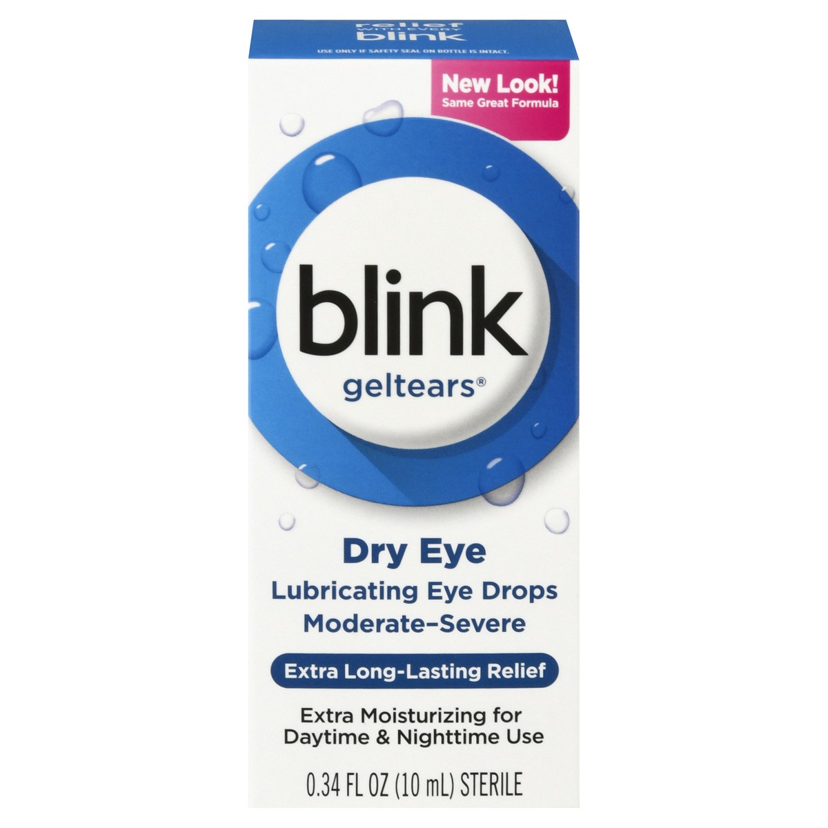 slide 1 of 9, Blink GelTears Dry Eye Moderate-Severe Lubricating Eye Drops 0.34 oz, 0.34 oz