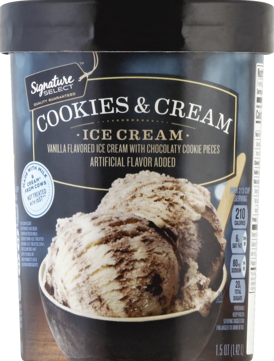 slide 2 of 3, Signature Select Ice Cream 1.5 qt, 