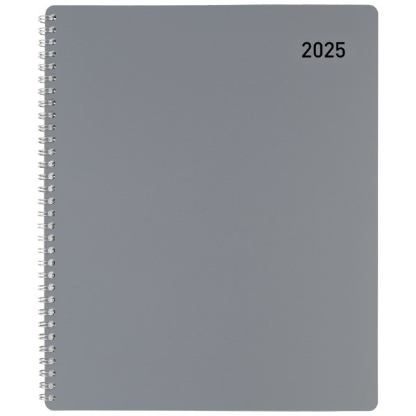 slide 1 of 6, Office Depot 2025 Office Depot Weekly/Monthly Appointment Book, 8-1/2"" X 11"", Silver, January To December, Od710530, 1 ct