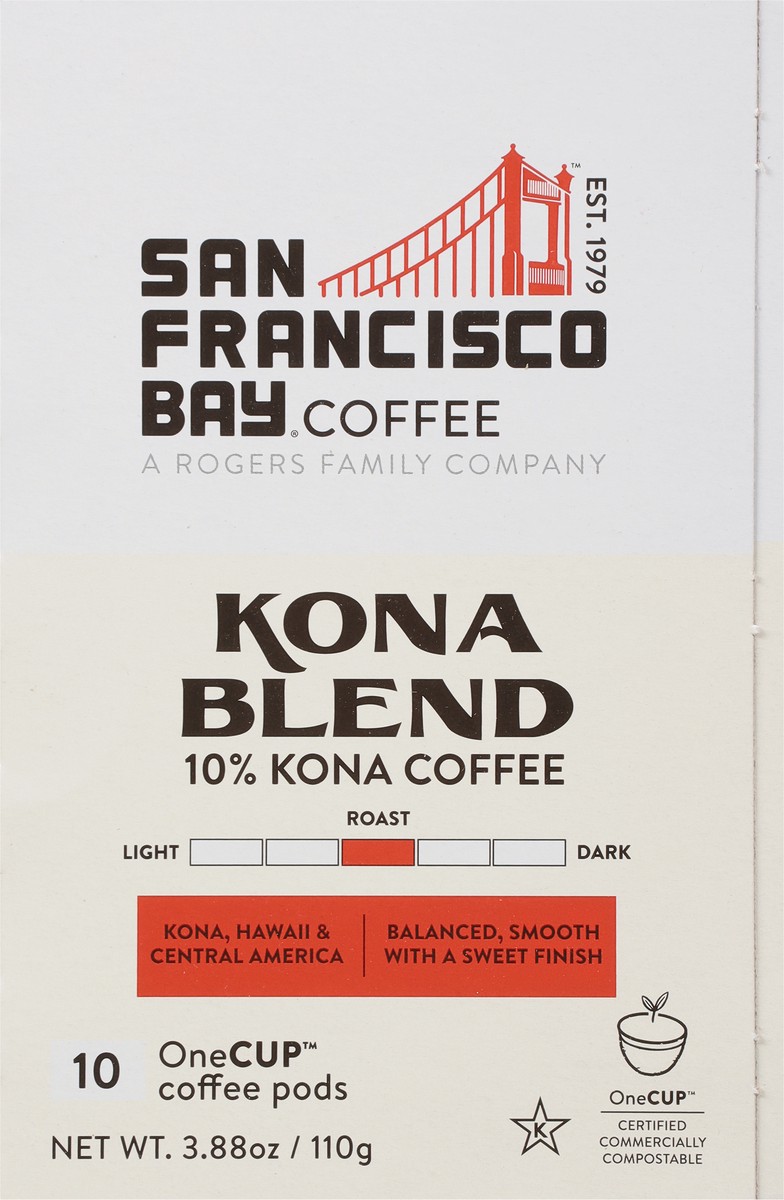 slide 6 of 9, SF Bay Coffee Kona Blend Coffee - 10 ct, 10 ct