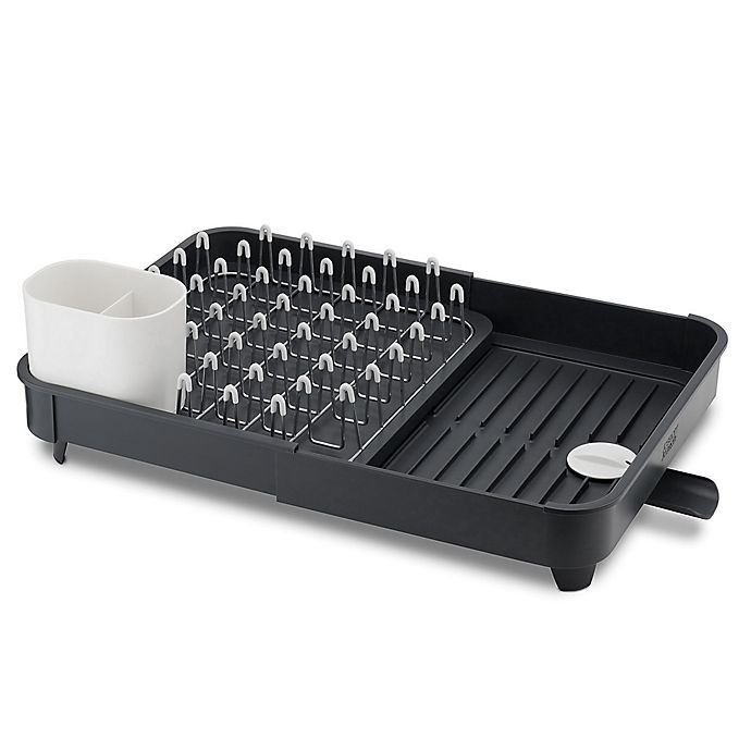 slide 1 of 5, Joseph Joseph Extended Dish Rack - Grey, 1 ct